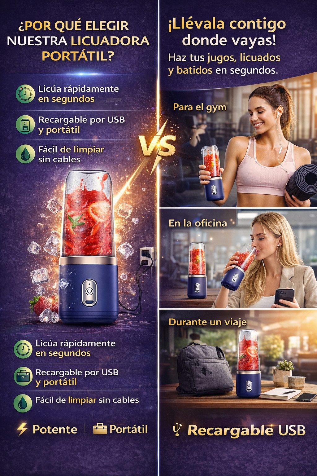 Licuadora Portátil USB