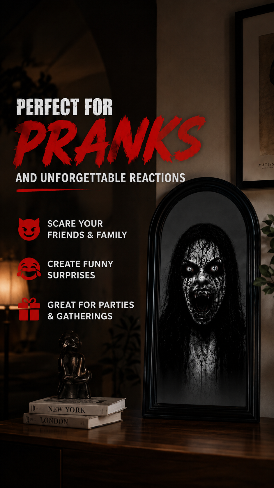 GhostFrame™ Spooky Mirror