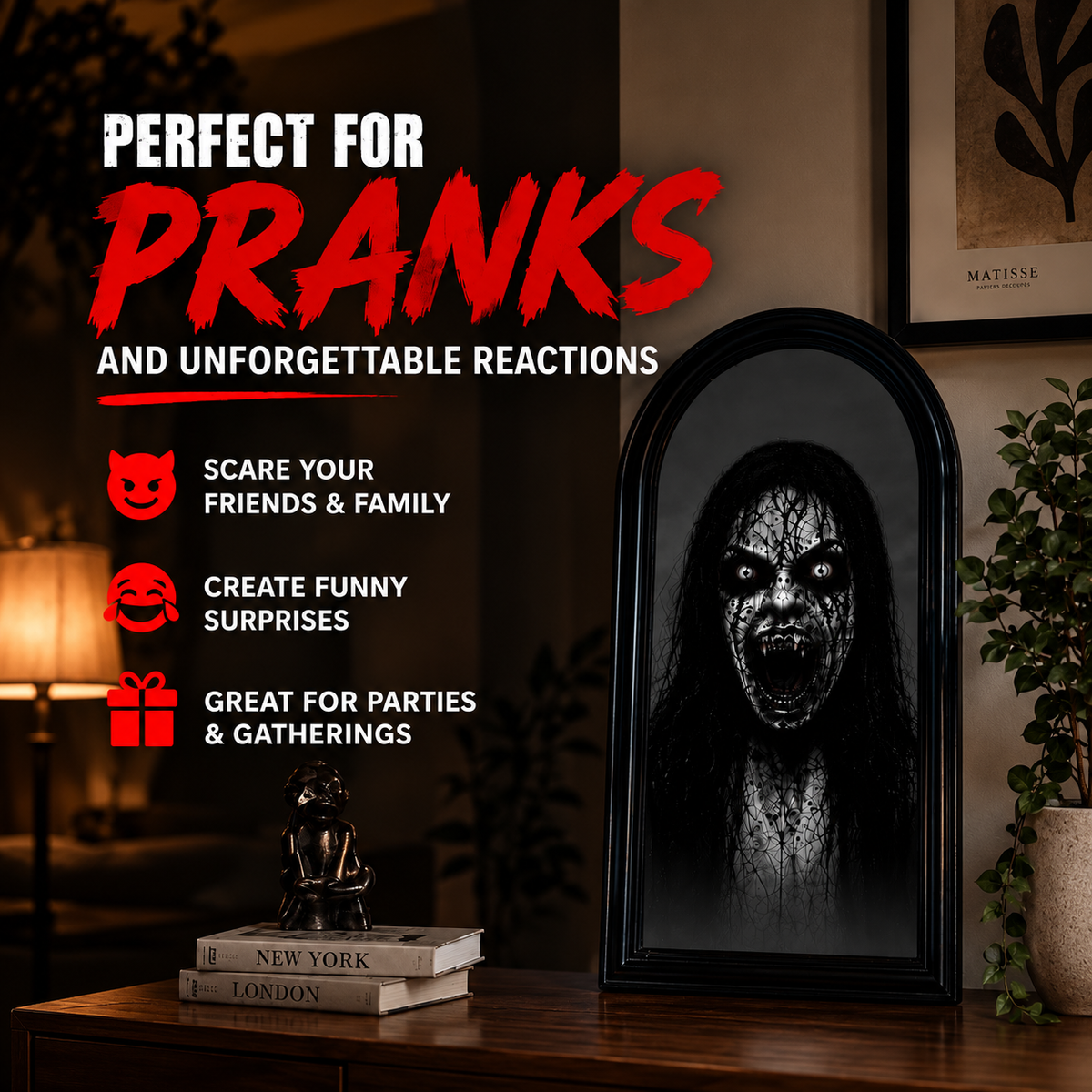 GhostFrame™ Spooky Mirror